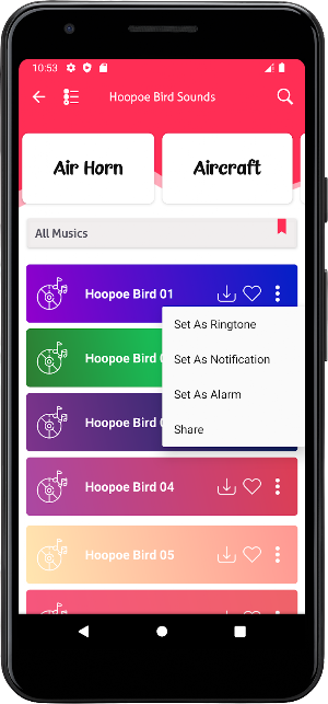 Hoopoe Bird Sounds Screenshot 3