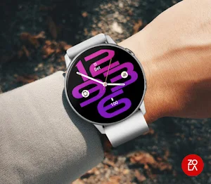 Strong Pink Purple Watch Face Screenshot 2