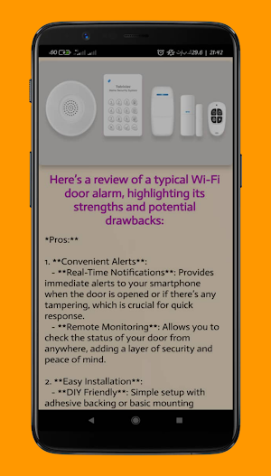 wifi door alarm guide Screenshot 3