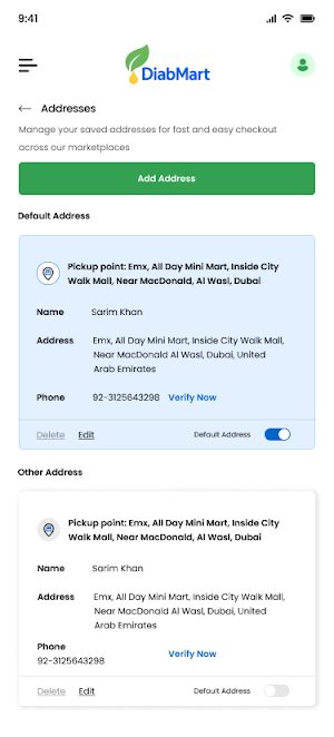 DiabMart Screenshot 1