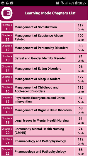 Mental Health Nursing App For Self Learning Screenshot 2