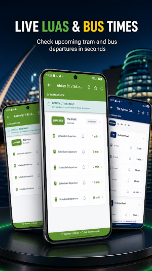Dublin Bus, Luas & DART Live Screenshot 1
