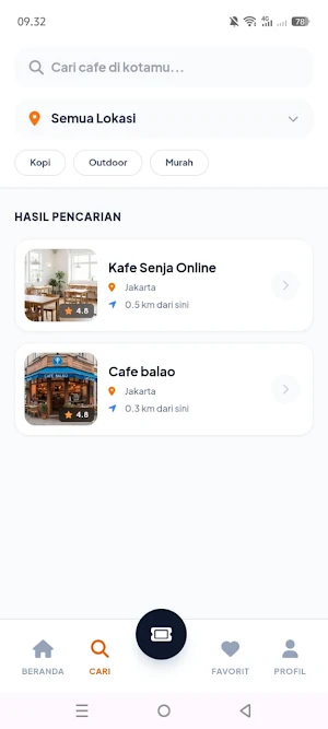 Cafee ID Screenshot 1