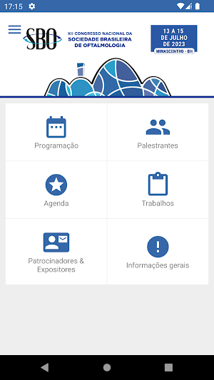 CONGRESSO NACIONAL DA SBO Screenshot 1