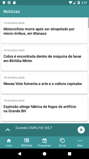 Radio Itaipu FM 105,7 MHZ Screenshot 0