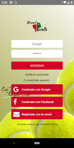 Racquet Points Screenshot 0