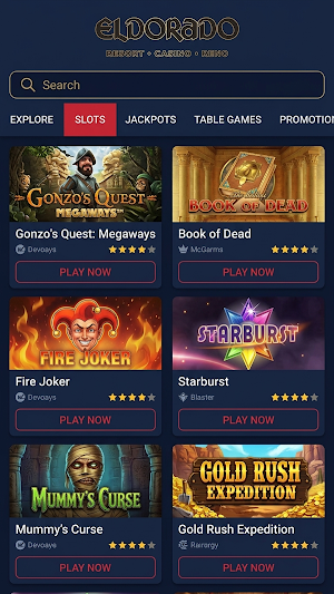 Eldorado Casino Screenshot 3