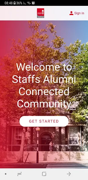 Staffs Alumni Screenshot 0