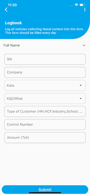 Wash Information System Screenshot 0