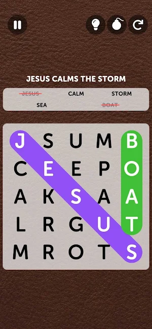 Bible Word Search Puzzle Game Screenshot 0