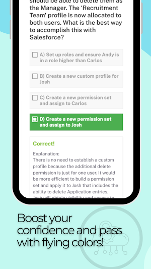 Salesforce Practice Test Screenshot 3