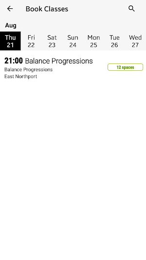 Oak Pilates. Screenshot 3