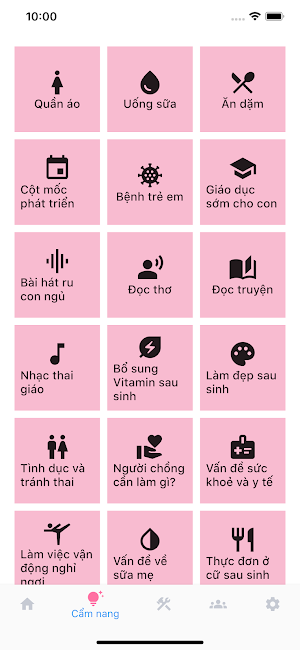 MarryBaby - Trợ lý mẹ bầu & bé Screenshot 1