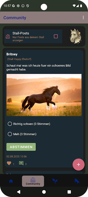 StallCommunity - Pferdeapp Screenshot 1