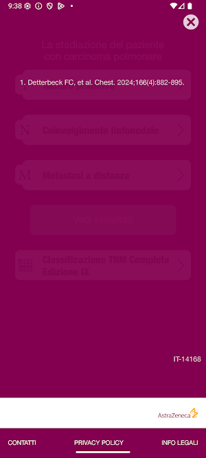 Stadiazione TNM Lung Screenshot 1
