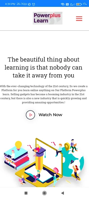 PowerPlus Learn : Learn Coding Screenshot 0