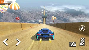 Super Hero Mega ramp Car Stunt Screenshot 3