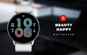 Beauty Happy Watch Face Screenshot 0