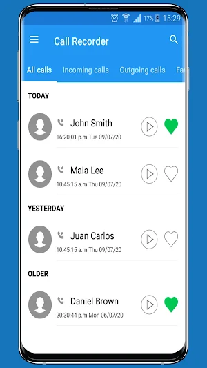 Call Recorder 2020-HD&Free Automatic Call Recorder Screenshot 0