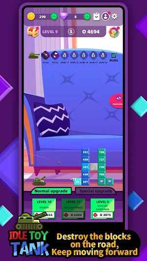 Idle Toy Tank Screenshot 1