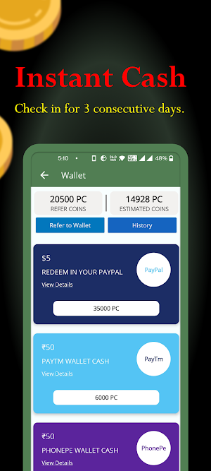 Pig Reward - Earn wallet cash Screenshot 2