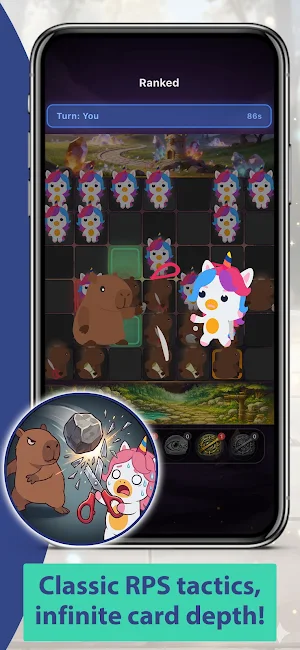 Crown & Clash: RPS Tactics Screenshot 1