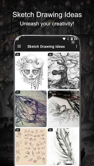 Sketch Drawing Ideas Screenshot 0