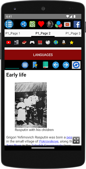 Rasputin - Biography Screenshot 2