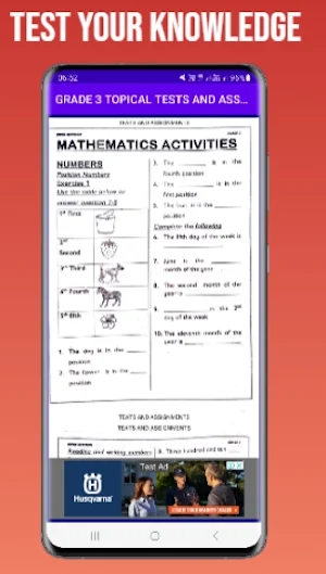 Grade 3 Subjects Topical Tests Screenshot 1