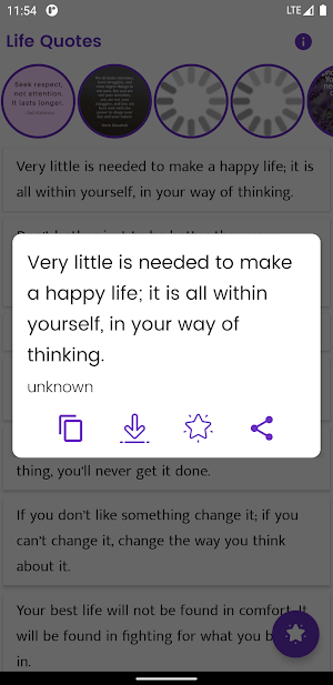 Life Quotes and Sayings Screenshot 0