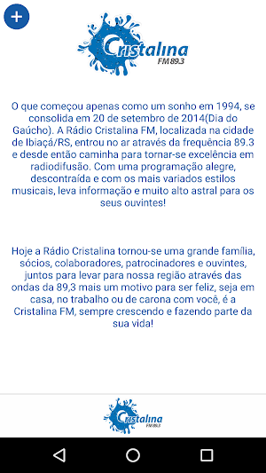 Cristalina FM Screenshot 2