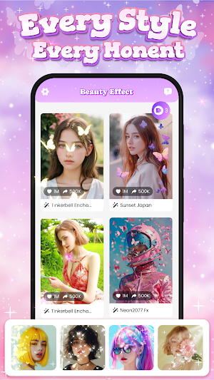 Video Effects: Beauty Filters Screenshot 3