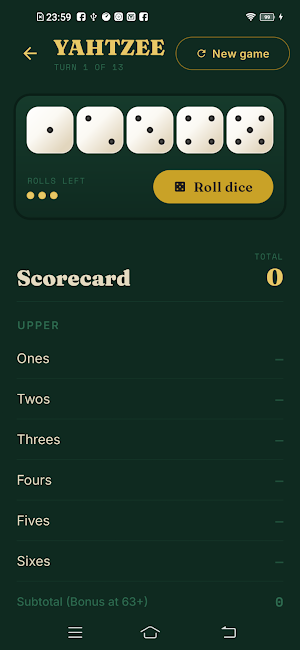Yahtzee: Yahtzy Dice Fun Screenshot 2