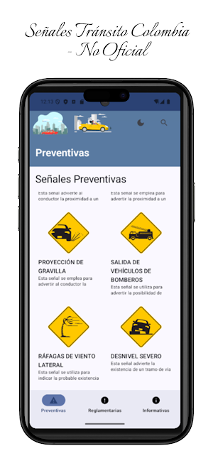 Señales Tránsito Colombia Screenshot 0