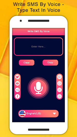 Write SMS by Voice - Type Text in Voice Screenshot 0
