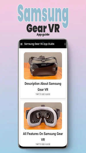 Samsung Gear vr App guide Screenshot 2