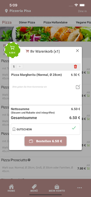 Pizzeria Pisa Waltrop Screenshot 3