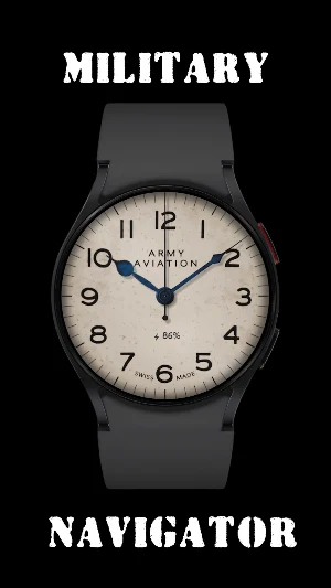 Military Watch Face 07 Screenshot 2