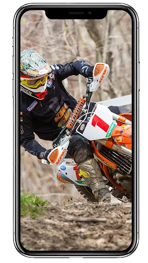 Dirt Race Motocross Wallpaper Screenshot 1