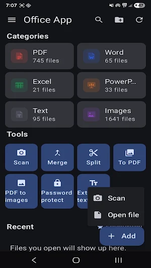 Office App : Word Excel Viewer Screenshot 2