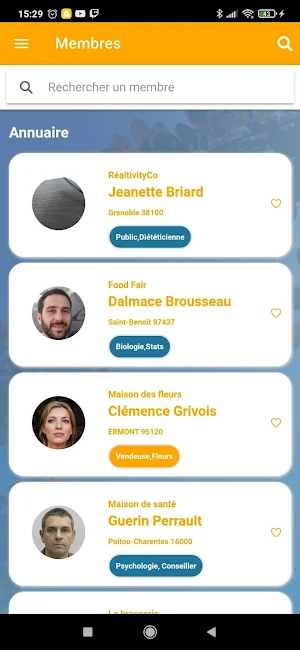 Annuaire Reseau Entreprendre Screenshot 3
