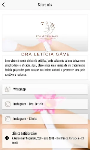 CLÍNICA DRA LETÍCIA VAZ Screenshot 2