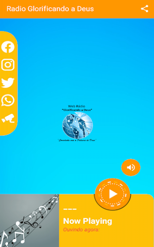 Web Radio Glorificando a Deus Screenshot 1