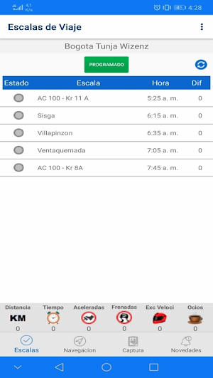 NAVI Trip Tracker Screenshot 3