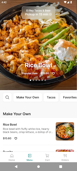 El Rey Tacos & Beer Screenshot 1