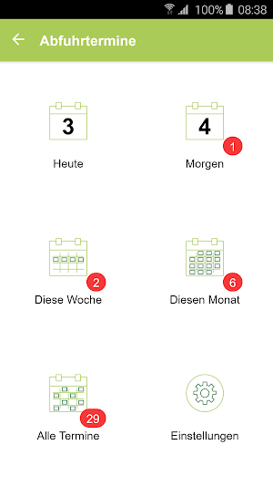 Abfall-App Landkreis Lörrach Screenshot 1