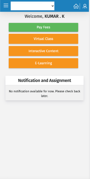 VKP Parent App Screenshot 1