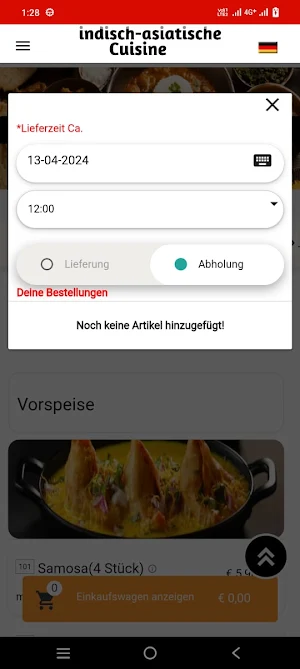 Indisch Asiatische Cuisine Screenshot 2