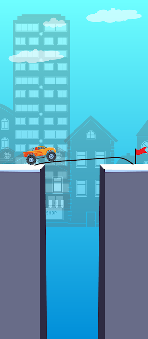 Draw Bridge Games : Save Car Screenshot 1