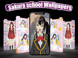 Sakura school Wallpapers Screenshot 0